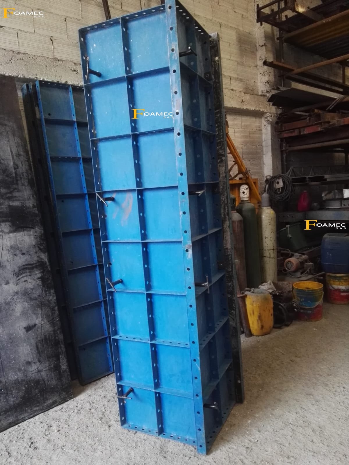 Formaleta para columna cuadrada - fabricación