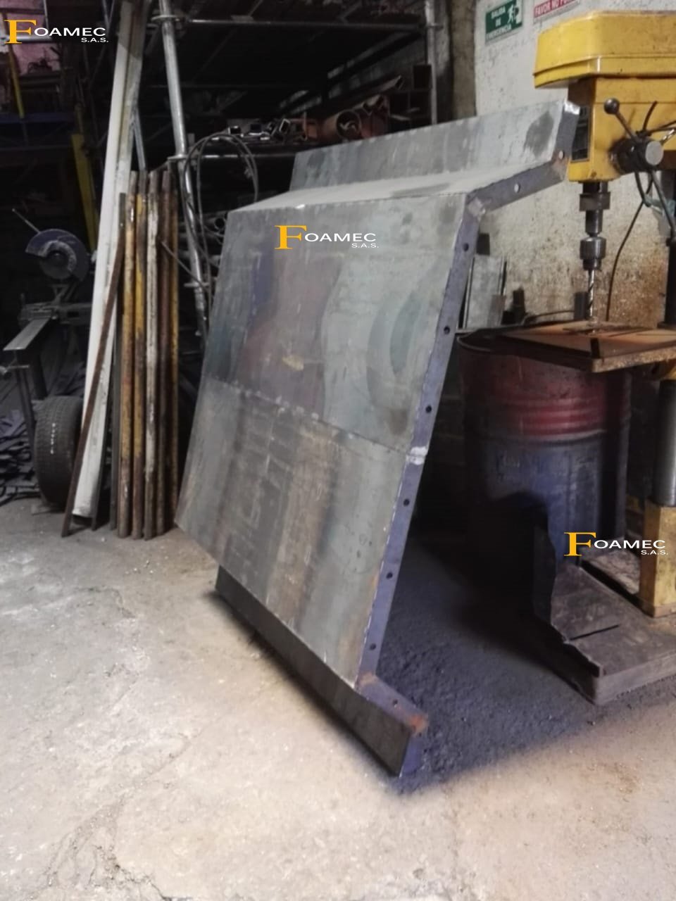 Formaleta para viga postensada - fabricación